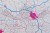 Polska 1:550 000. Mapa ścienna konturowa (administracyjna) wydawnictwa Meridian. Fragment 1
