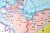 Rozbicie dzielnicowe Polski. Mapa ścienna wydawnictwa Meridian. Fragment 2