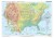Stany Zjednoczone / USA 1:1 500 000. Mapa ścienna fizyczna w języku angielskim wydawnictwa Meridian