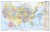 Stany Zjednoczone / USA 1:1 800 000. Mapa ścienna polityczna w języku angielskim wydawnictwa Meridian