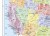 Stany Zjednoczone / USA 1:1 800 000. Mapa ścienna polityczna w języku angielskim wydawnictwa Meridian. Fragment 2