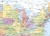 Stany Zjednoczone / USA 1:1 400 000. Mapa ścienna polityczna w języku angielskim wydawnictwa Meridian. Fragment 1