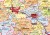 Województwo kujawsko-pomorskie 1:170 000. Mapa ścienna administracyjna. Drewniane półwałki. Fragment 1