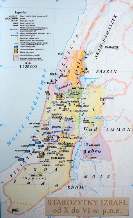 Starożytny Wschód - kultura (cywilizacje wielkich rzek i ich kultury). Mapa ścienna wydawnictwa Meridian. Fragment 4