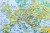Świat 1:22 000 000. Mapa ścienna krajobrazowa wydawnictwa Meridian. Fragment 2