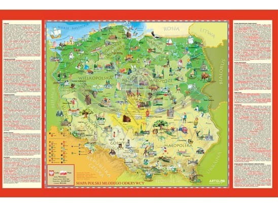 Polska Młodego Odkrywcy. Puzzle dla dzieci 200 elementów