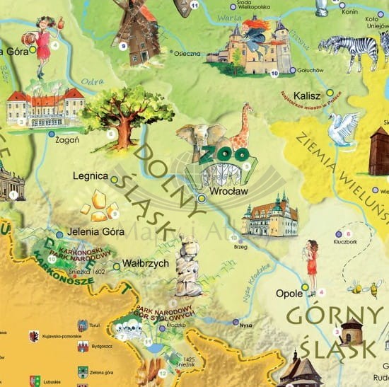 Polska Młodego Odkrywcy. Puzzle dla dzieci 200 elementów. Fragment 5