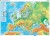 Europa 1:4 000 000. Mapa ścienna fizyczna w języku angielskim wydawnictwa Meridian