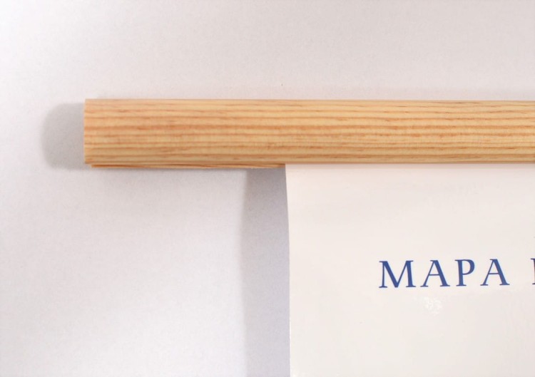 Świat 1:26 000 000. Mapa ścienna konturowa (do ćwiczeń) wydawnictwa Meridian. Oprawa