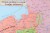 I Wojna Światowa w Europie i na Bliskim Wschodzie 1917-1918. Mapa ścienna wydawnictwa Meridian. Fragment 4