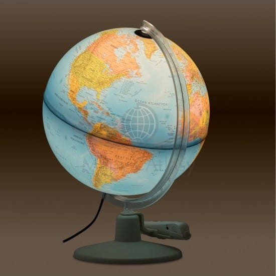 Parlamondo interaktywny globus edukacyjny. Podświetlony 2