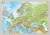 Europa 1:4 500 000. Mapa fizyczna w wersji do wpinania wydawnictwa Eko-Graf