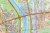 Warszawa 1:26 000. Mapa w ramie drewnianej wydawnictwa Jokart. Fragment 2