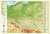 Polska 1:1 000 000. Naklejka, mapa ścienna fizyczna