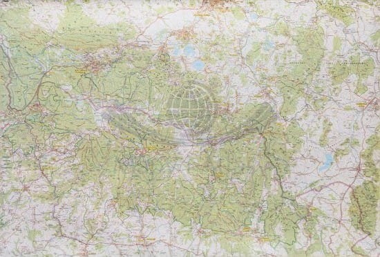 Karkonosze i Rudawy Janowickie 1:50 000. Arkusz, mapa ścienna turystyczna