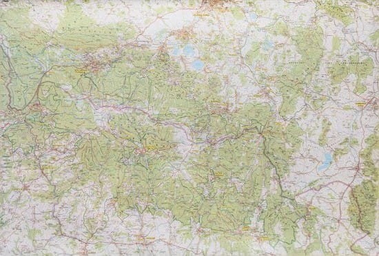 Karkonosze i Rudawy Janowickie 1:50 000. Arkusz, mapa ścienna turystyczna