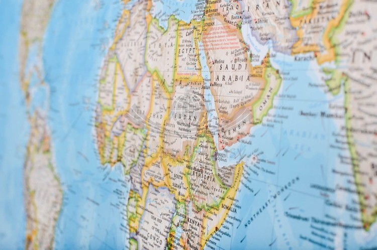 Świat 1:15 267 000. Mapa ścienna w formie murala. Wydawnictwo: National Geographic. Fragment 7