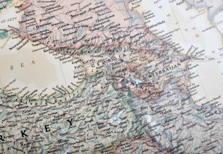 Europa 1:5 419 000. Mapa ekskluzywna do wpinania. Rama alu SLIM. Fragment 6