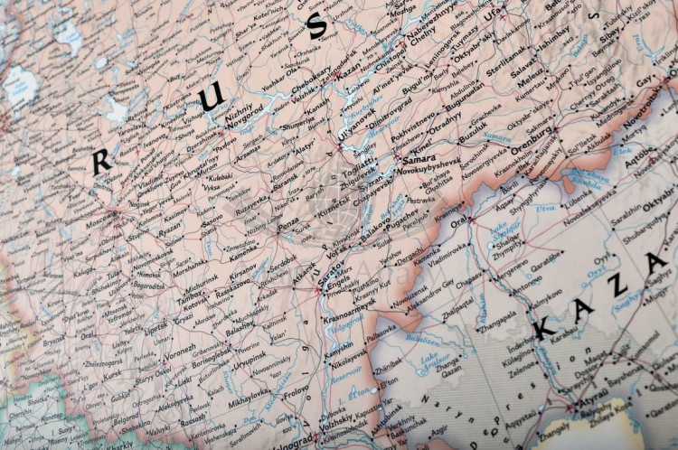 Europa 1:5 419 000. Mapa ekskluzywna do wpinania. Rama alu SLIM. Fragment 9