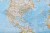 Świat 1:19 663 000. Mapa polityczna w wersji magnetycznej.  Wydawnictwo: National Geographic. Fragment 3
