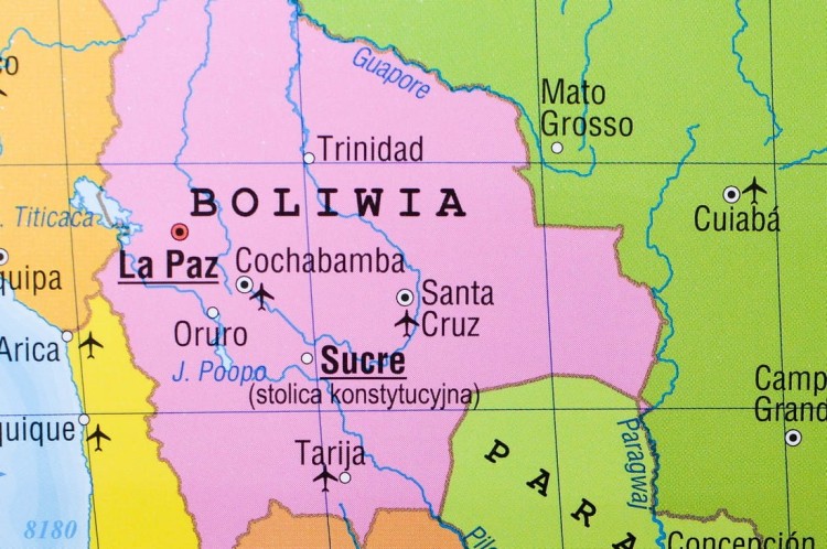 Świat 1:20 000 000. Mapa ścienna polityczna w formie naklejki. Fragment 6