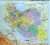 Iran 1:2 000 000. Mapa ścienna fizyczno-drogowa. Karton boczny