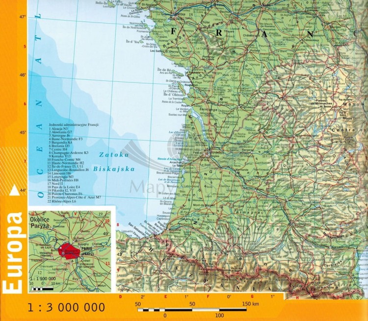 Wielki atlas świata. Edycja limitowana w etui wydawnictwa Demart. Fragment przykładowej strony 3