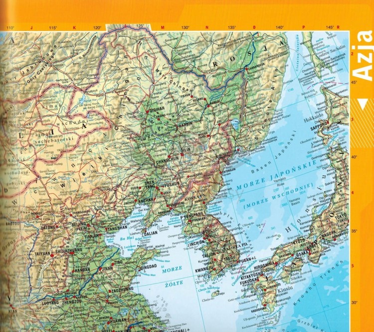 Wielki atlas świata. Edycja limitowana w etui wydawnictwa Demart. Fragment przykładowej strony 5