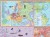 II Wojna Światowa 1943-1945. Mapa ścienna wydawnictwa Meridian. Fragment 2