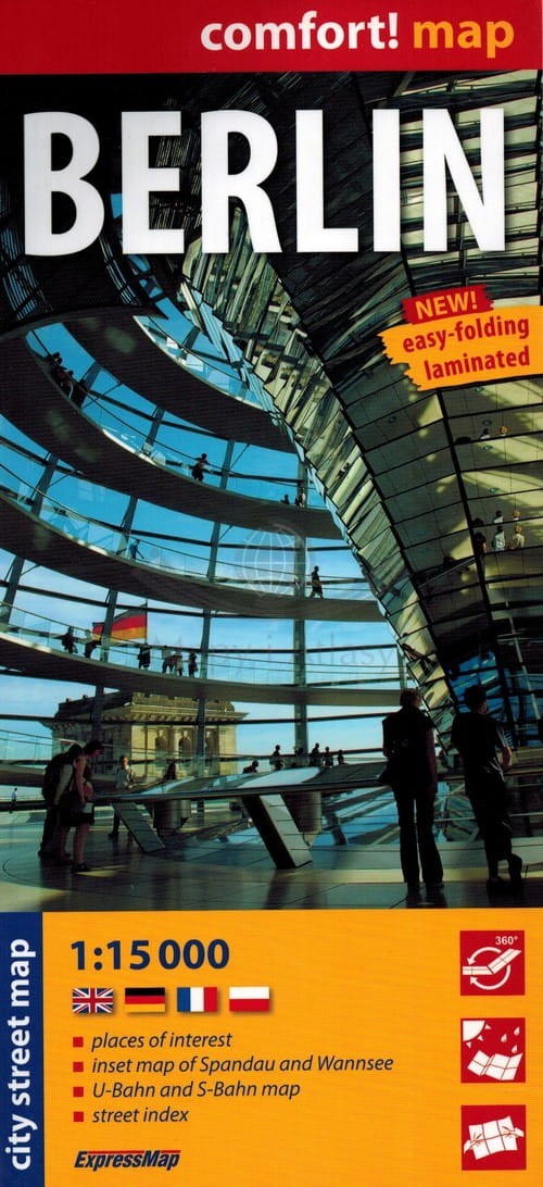 Berlin 1:15 000. Laminowana mapa / Plan miasta. ExpressMap
