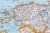 Skandynawia 1:2 763 000. Mapa w wersji do wpinania. Wydawnictwo: National Geographic. Fragment 1