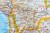 Ameryka Południowa. Mapa polityczna w wersji magnetycznej. Wydawnictwo: National Geographic. Fragment 4