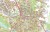 Poznań 1:16 000. Mapa ścienna.  Fragment 2