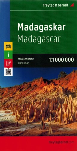 Madagaskar 1:1 000 000. Mapa samochodowo-turystyczna wydawnictwa Freytag & Berndt. Okładka