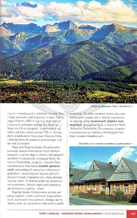 Atlas Gór Polski. Od Gór Izerskich po Bieszczady. Przewodnik wydawnictwa SBM. Przykładowa strona 3
