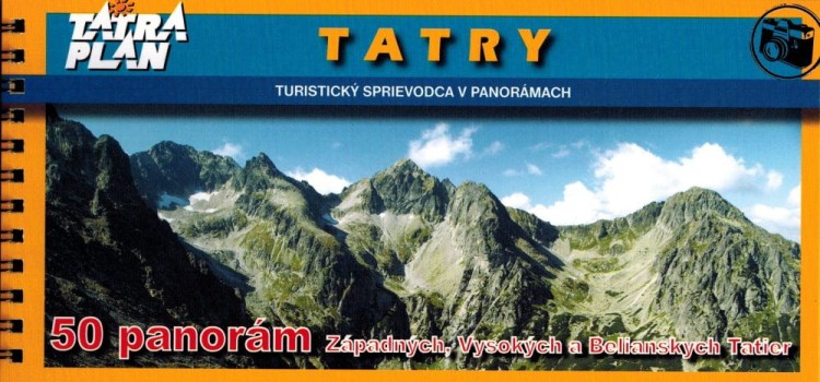 Tatry Słowackie. Panoramy widokowe wydawnictwa Tatra Plan. Okładka