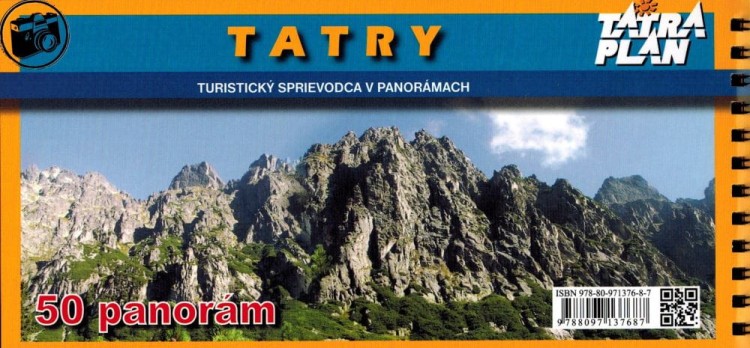 Tatry Słowackie. Panoramy widokowe wydawnictwa Tatra Plan. Okładka tył