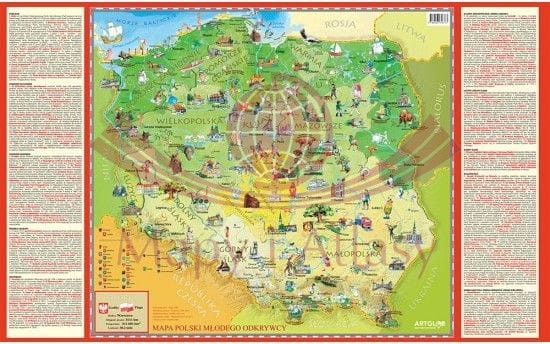 Polska Młodego Odkrywcy. Mapa dla dzieci S. Wersja magnetyczna