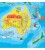 Świat Młodego Odkrywcy. Arkusz, mapa ścienna dla dzieci S. Producent: ArtGlob. Fragment 2