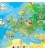 Świat Młodego Odkrywcy. Mapa dla dzieci S w ramie drewnianej. Producent: ArtGlob. Fragment 1