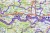 Chorwacja, Słowenia, Bośnia i Hercegowina. Mapa fizyczno-drogowa w wersji do wpinania wydawnictwa Freytag & Berndt. Fragment 9