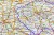Europa 1: 2 600 000. Mapa drogowo-fizyczna w wersji do wpinania wydawnictwa Freytag & Berndt. Fragment 2