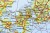 Europa 1: 2 600 000. Mapa drogowo-fizyczna w wersji do wpinania wydawnictwa Freytag & Berndt. Fragment 3