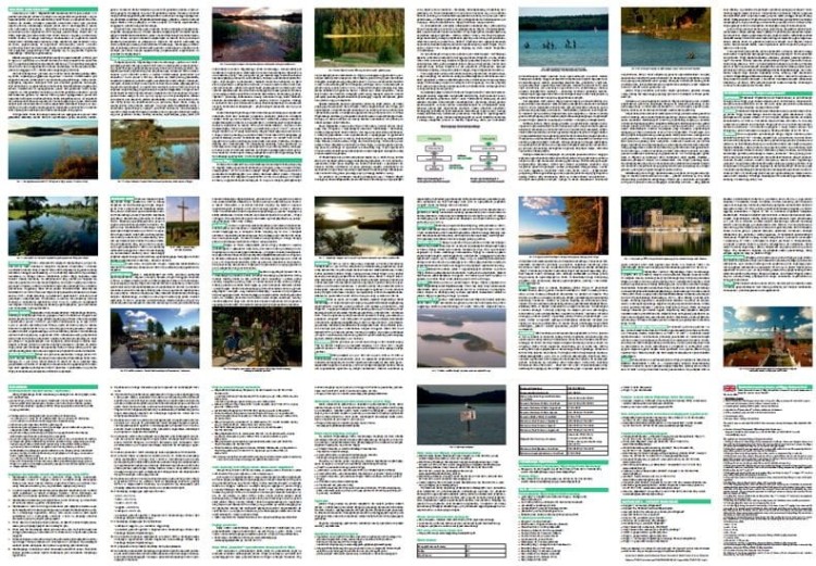 Jezioro Wigry 1:16 000. Mapa turystyczna, batymetryczna wydawnictwa Agencja TD. II strona