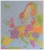 Europa 1:3 700 000. Mapa w wersji do wpinania. Kody pocztowe. Wydawnictwo: Freytag & Berndt