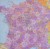 Europa 1:3 700 000. Mapa w wersji do wpinania. Kody pocztowe. Wydawnictwo: Freytag & Berndt. Fragment 2