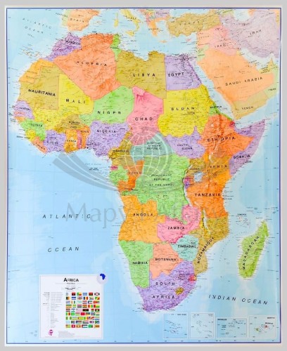 Afryka 1:8 000 000. Mapa polityczna w wersji magnetycznej wydawnictwa Maps International