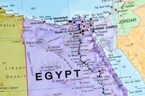 Afryka 1:8 000 000. Mapa polityczna w wersji magnetycznej wydawnictwa Maps International. Fragment 1