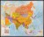 Azja 1:11 000 000. Mapa polityczna w ramie drewnianej wydawnictwa Maps International