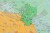 Rosja 1:5 400 000. Mapa kodowa w ramie drewnianej. Wydawnictwo: Stiefel. Fragment 2